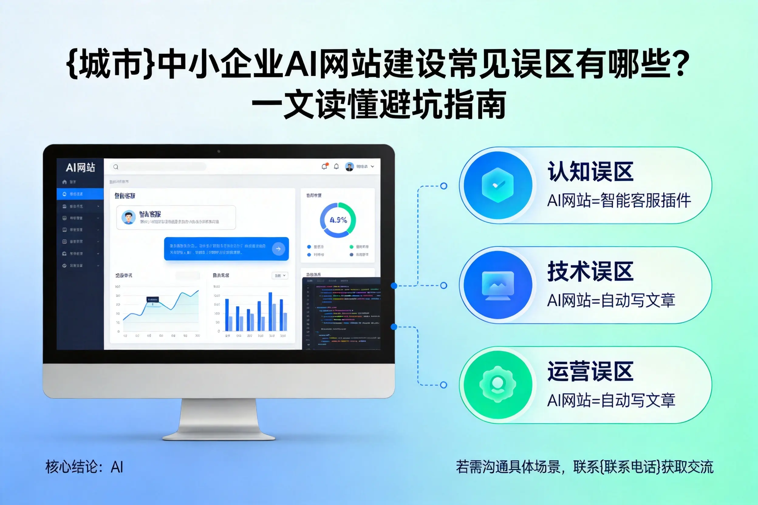 广元中小企业AI网站建设常见误区有哪些？一文读懂避坑指南