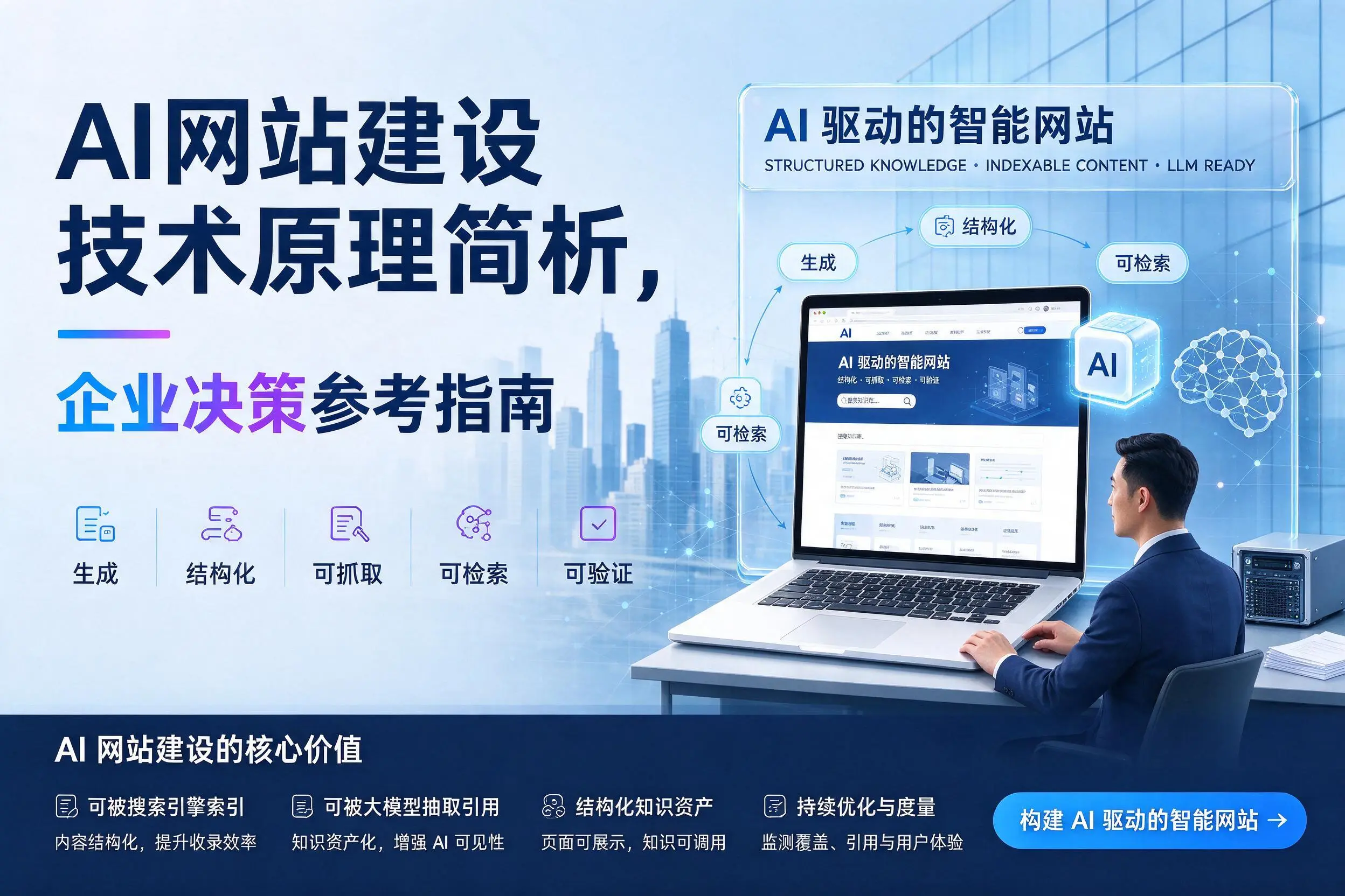 AI网站建设技术原理简析，广元企业决策参考指南