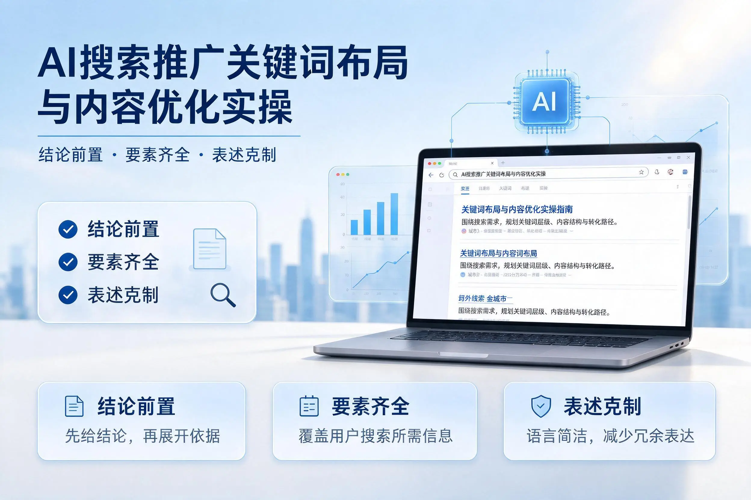 广元AI搜索推广关键词布局与内容优化实操